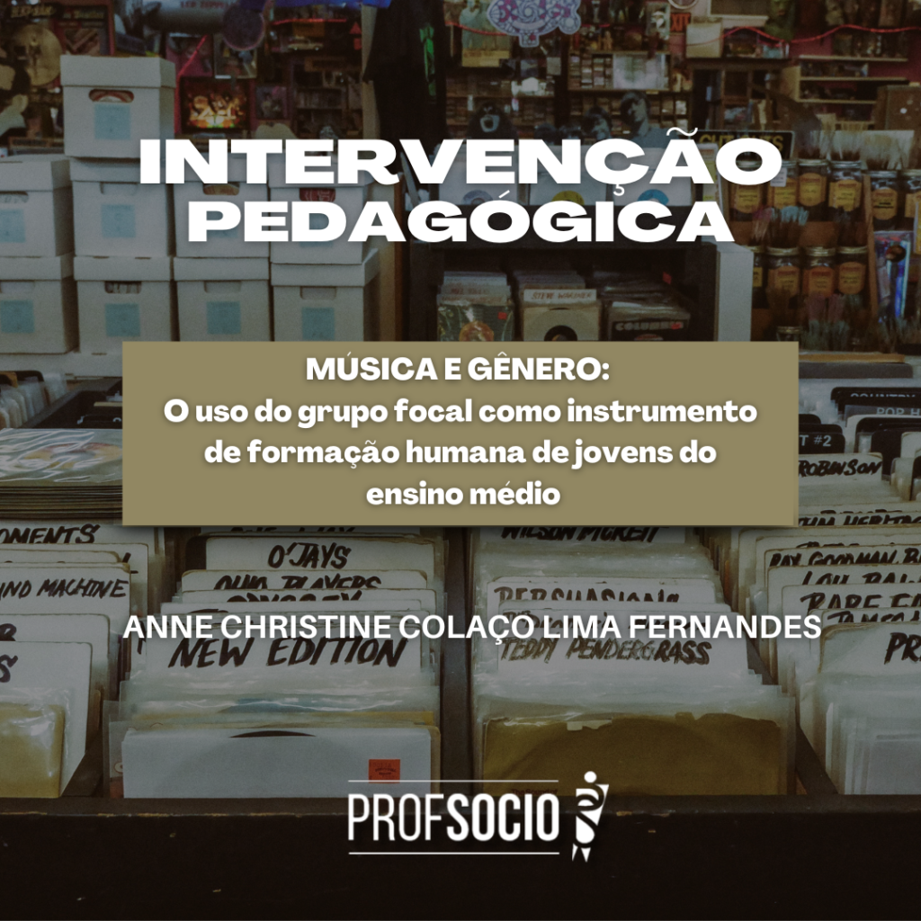 Interven O Pedag Gica M Sica E G Nero O Uso Do Grupo Focal Como